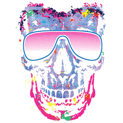 80s skull