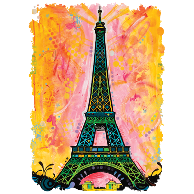 abstract eiffel tower