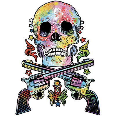skulls n revolvers
