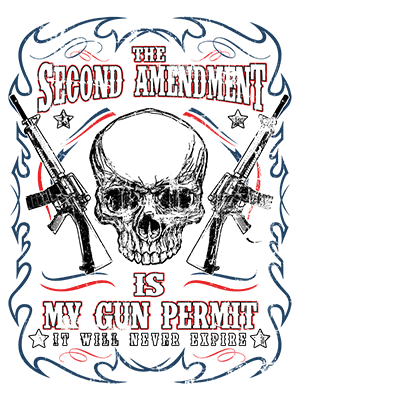 the second amendment is my gun permit