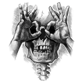 peek a boo skull